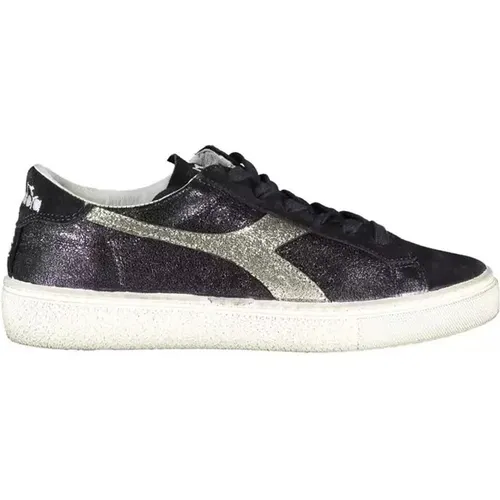 Elegante Schwarze Schnürschuhe , Damen, Größe: 36 1/2 EU - Diadora - Modalova