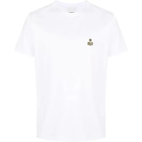 Logo Crew Neck T-Shirt , male, Sizes: L, M - Isabel marant - Modalova