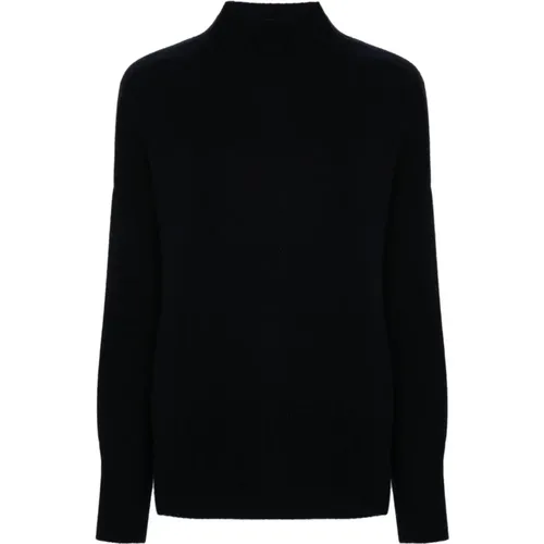 Mockneck Sweater 5GG Flat Knit , female, Sizes: M, S, XS - allude - Modalova