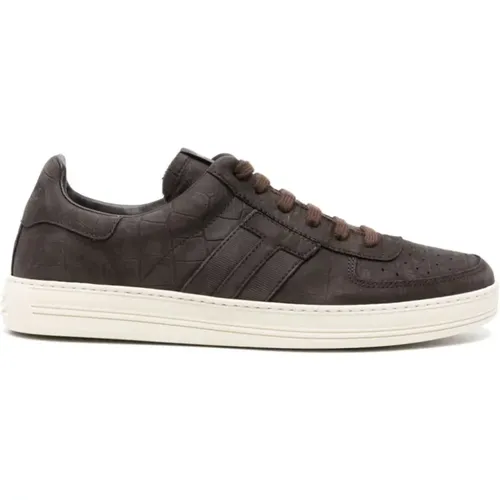 Radcliffe Leather Sneakers , male, Sizes: 10 1/2 UK, 10 UK, 9 UK, 12 UK, 11 UK, 8 UK - Tom Ford - Modalova