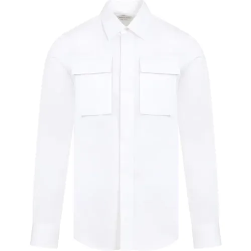 Cotton Classic Shirt , male, Sizes: S, L, M - alexander mcqueen - Modalova