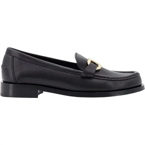 Ikonic Gancini Leder Loafer , Damen, Größe: 36 EU - Salvatore Ferragamo - Modalova