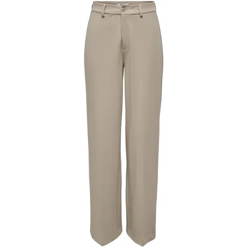 Peach Life Damen Hose Taupe , Damen, Größe: M - Only - Modalova