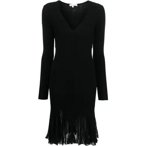 Schwarzes Midi-Kleid , Damen, Größe: XS - PATRIZIA PEPE - Modalova