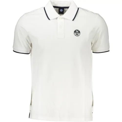 Short Sleeve Polo Shirt with Contrast Details , male, Sizes: M, S, 2XL - North Sails - Modalova