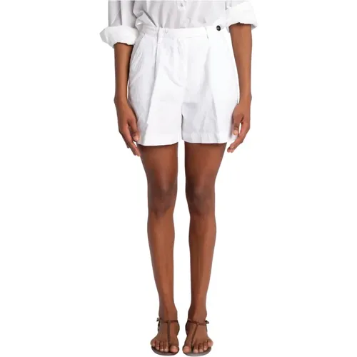 Sardina Cotton Linen Shorts , female, Sizes: M, XS, 2XS - Massimo Alba - Modalova