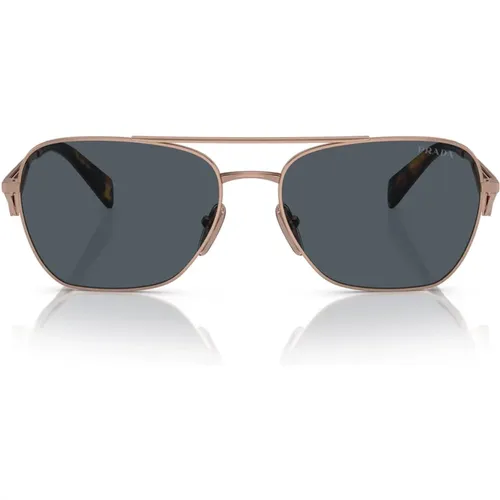 Womens Sunglasses with Irregular Front and Geometric Arms , unisex, Sizes: 59 MM - Prada - Modalova