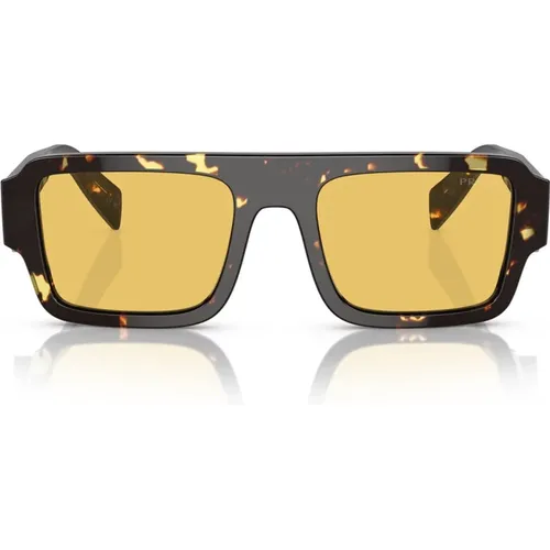 Stylish Sunglasses with Faceted Design , unisex, Sizes: 53 MM - Prada - Modalova