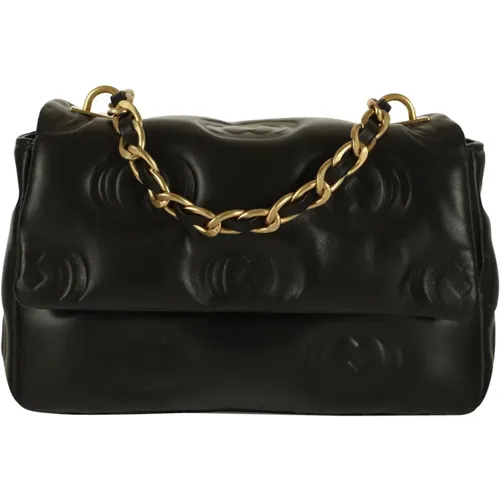 Leather Handbag with Removable Strap , female, Sizes: ONE SIZE - La Carrie - Modalova