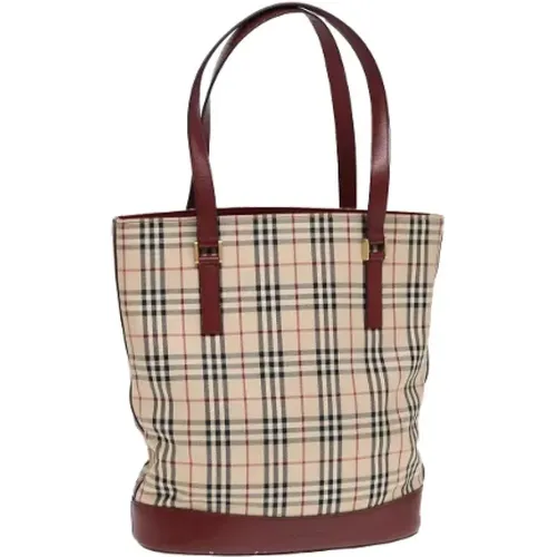 Pre-owned Leather totes , female, Sizes: ONE SIZE - Burberry Vintage - Modalova