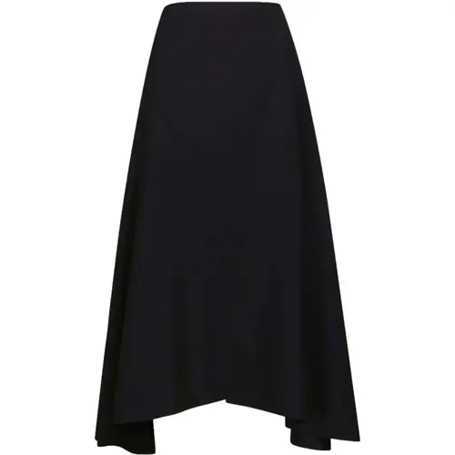 Sophisticated High-Low Hem Skirt , female, Sizes: S - Marni - Modalova