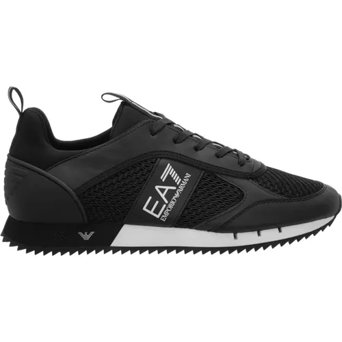 Stylish Men's Sneakers , male, Sizes: 11 UK, 9 1/2 UK - Emporio Armani EA7 - Modalova