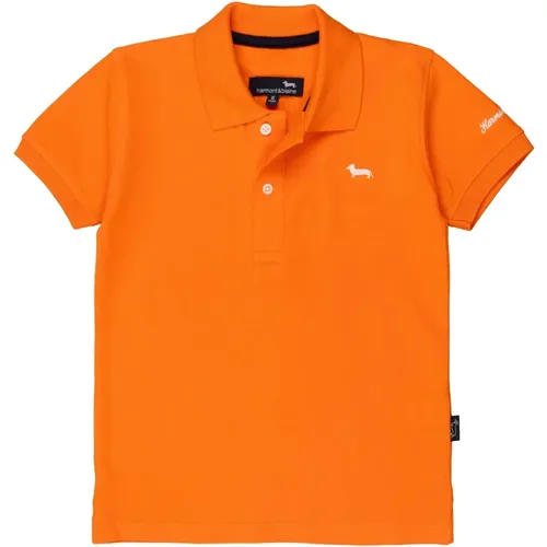 Besticktes Logo Polo Shirt - Harmont & Blaine - Modalova