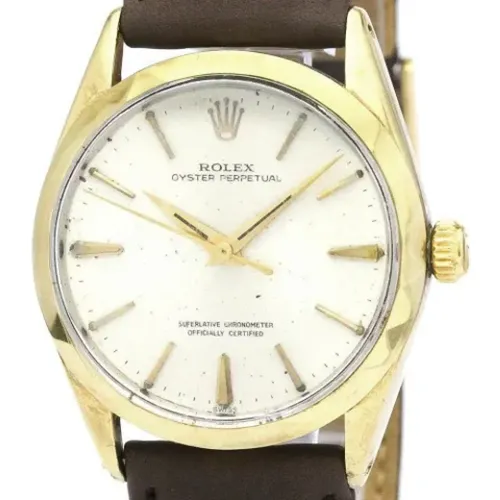 Pre-owned Metal watches , male, Sizes: ONE SIZE - Rolex Vintage - Modalova