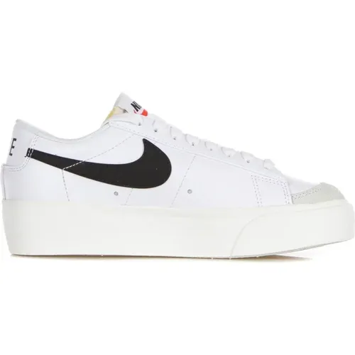 Low Platform Women's Sneaker /Black/Orange , female, Sizes: 7 1/2 UK, 7 UK, 3 1/2 UK, 8 UK, 5 1/2 UK, 3 UK, 4 1/2 UK - Nike - Modalova