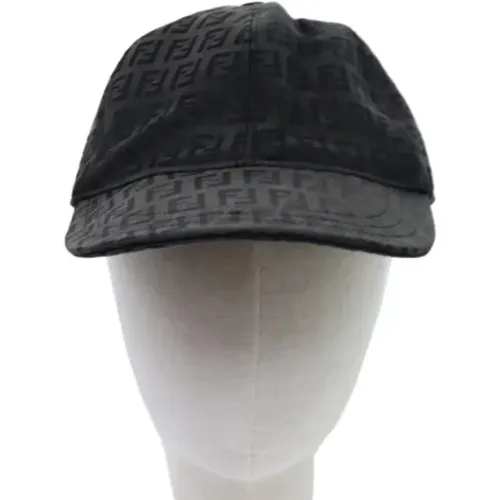 Pre-owned Canvas hats , female, Sizes: ONE SIZE - Fendi Vintage - Modalova