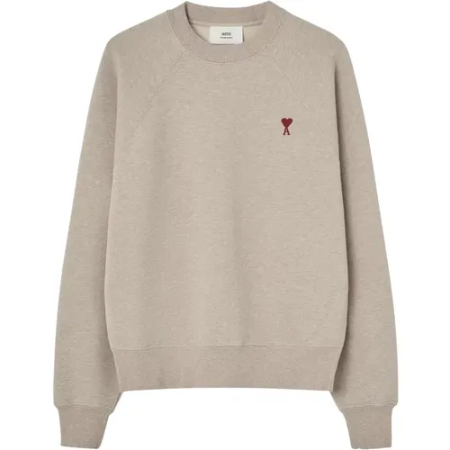 Logo Sweater , male, Sizes: L - Ami Paris - Modalova