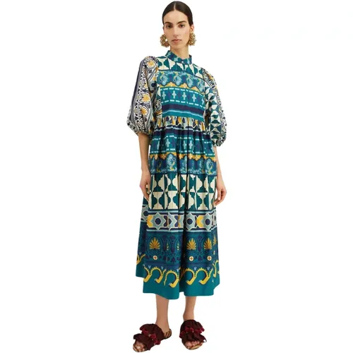 Casareale Midi Dress , female, Sizes: M, S - La DoubleJ - Modalova