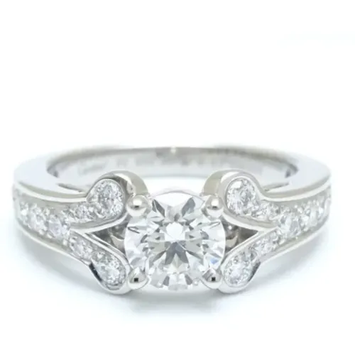 Pre-owned White Gold rings , female, Sizes: ONE SIZE - Cartier Vintage - Modalova