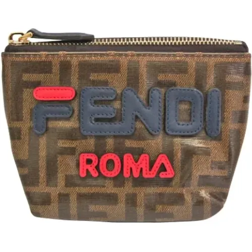 Pre-owned Canvas wallets , female, Sizes: ONE SIZE - Fendi Vintage - Modalova