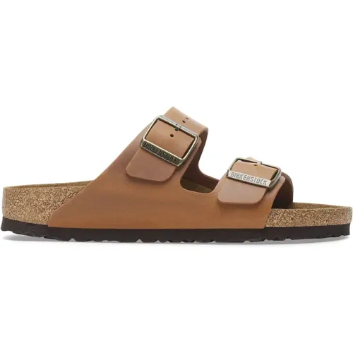 Damen Sandale aus geöltem Leder , Damen, Größe: 40 EU - Birkenstock - Modalova