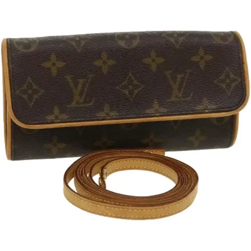 Gebrauchte Braune Leinwand Louis Vuitton Florentinische Tasche - Louis Vuitton Vintage - Modalova