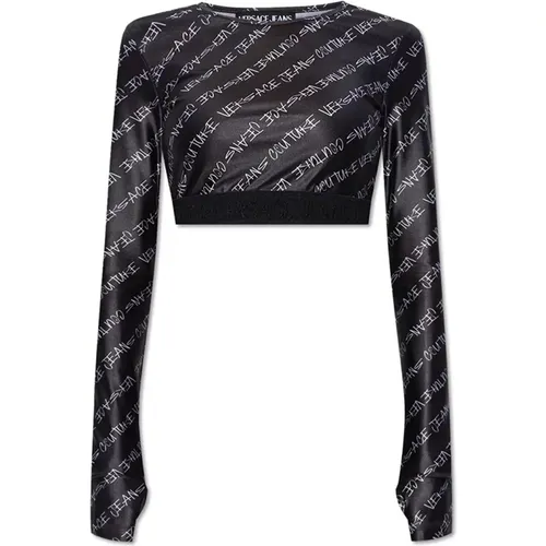 Stylische Pullover , Damen, Größe: XS - Versace Jeans Couture - Modalova