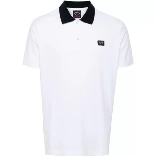 Knitted Polo Shirt in , male, Sizes: 2XL, 3XL, M, L, XL - PAUL & SHARK - Modalova