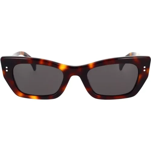 Cat-Eye Sonnenbrille mit Havana Rahmen und Grauen Gläsern - Kenzo - Modalova