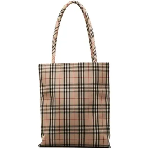 Pre-owned Canvas totes , female, Sizes: ONE SIZE - Burberry Vintage - Modalova