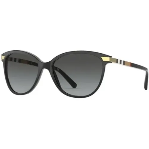 Schwarze Sonnenbrille mit polarisierten Gläsern - Burberry - Modalova