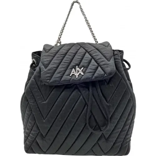 Synthetikleder Rucksack - Armani Exchange - Modalova