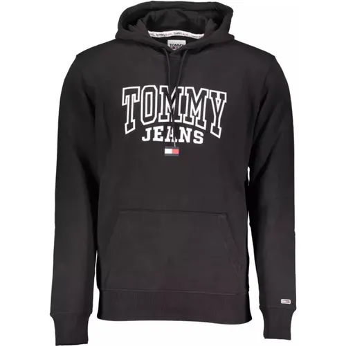 Hooded Cotton Sweater , male, Sizes: XS - Tommy Hilfiger - Modalova
