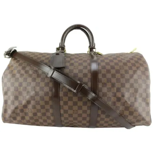 Used Weekend Bag, Mb3180, Made in France, Length: 22 , female, Sizes: ONE SIZE - Louis Vuitton Vintage - Modalova