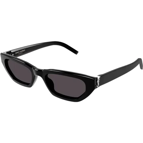 Grey Sunglasses SL M126 , unisex, Sizes: 54 MM - Saint Laurent - Modalova