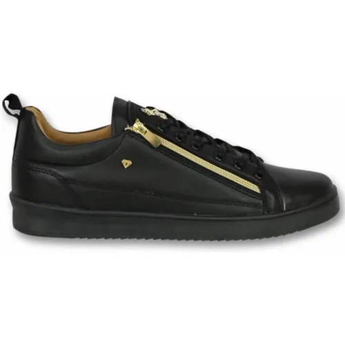 Elegante Schuhe für Jungen - Sneaker Bee Gold - Cms97 , Herren, Größe: 44 EU - True Rise - Modalova