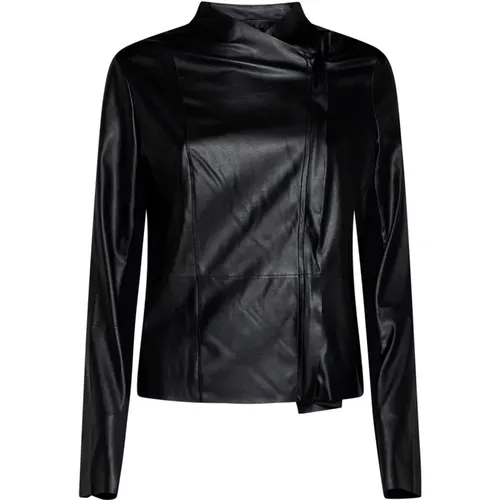 Faux Leather Jacket , female, Sizes: M - DKNY - Modalova