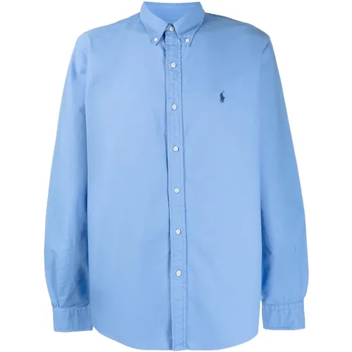 Custom Fit Oxford Shirt , male, Sizes: L, XL, 2XL - Ralph Lauren - Modalova
