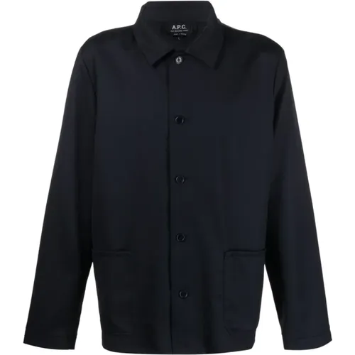 Kerlouan Shirt Jacket , male, Sizes: L, XL, S - A.p.c. - Modalova