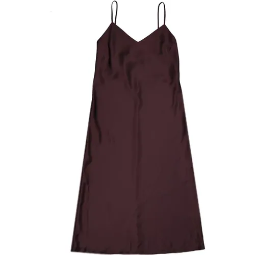 Acacia Satin Slip Midi Dress , female, Sizes: XS, S - Blanca Vita - Modalova