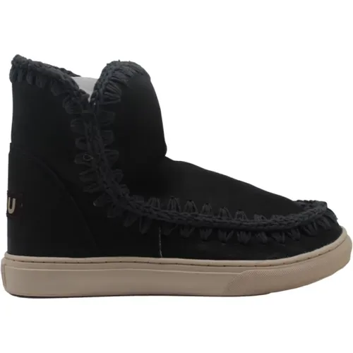 Black Summer Eskimo Sneakers , female, Sizes: 2 UK - Mou - Modalova