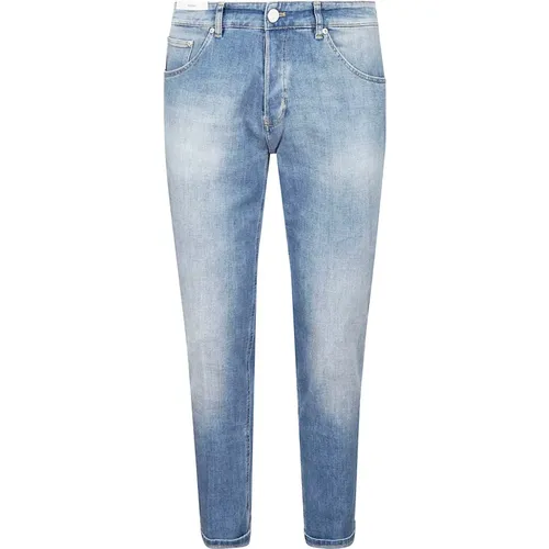 Denim Jeans mit Gürtelschlaufen , Herren, Größe: W30 - PT Torino - Modalova