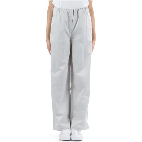 Satin Twill Sporty Pants , female, Sizes: S - Calvin Klein Jeans - Modalova