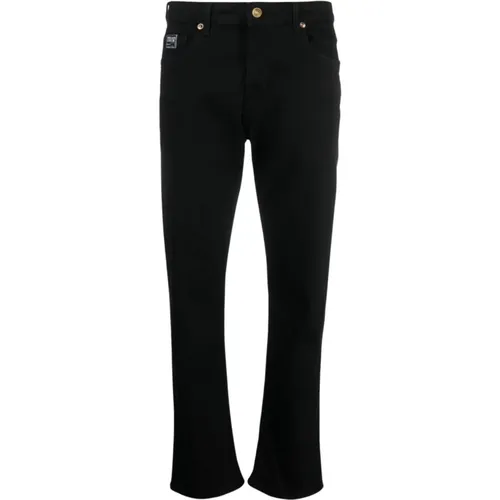 Schwarze Aw23 Damen Jeans - Stilvolles Upgrade , Damen, Größe: W29 - Versace Jeans Couture - Modalova