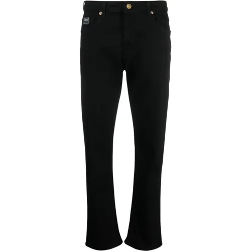 Schwarze Aw23 Damen Jeans - Stilvolles Upgrade , Damen, Größe: W30 - Versace Jeans Couture - Modalova