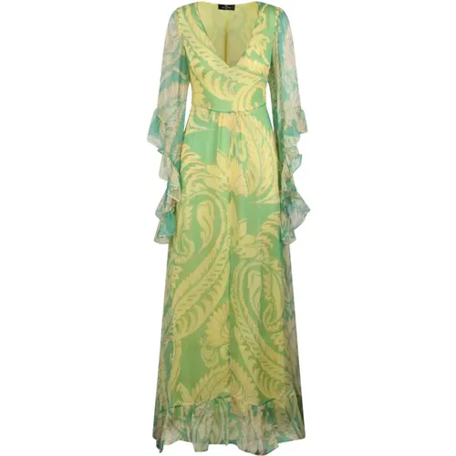Printed Tulle Dress , female, Sizes: XS - ETRO - Modalova