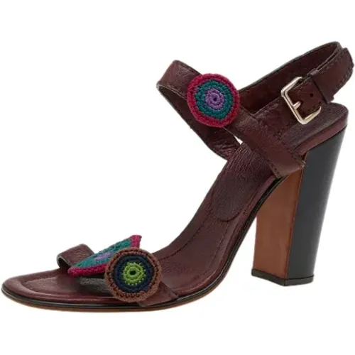 Pre-owned Leder sandals - Prada Vintage - Modalova