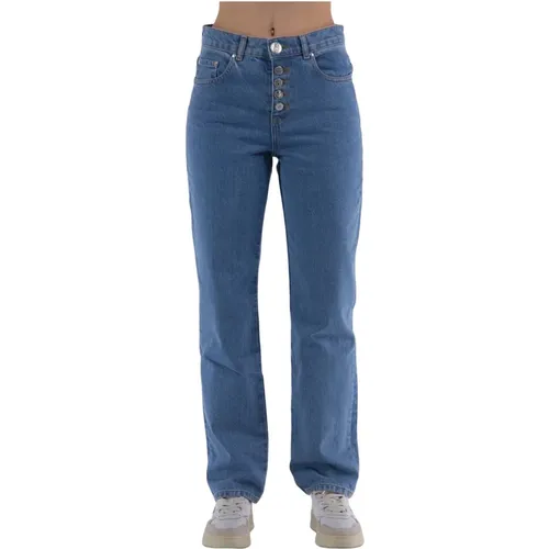 Relaxed Fit Denim Jeans , female, Sizes: W28 - Moschino - Modalova