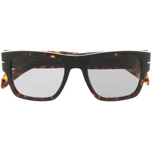 Db7000Bold 086Ir Sunglasses , male, Sizes: 52 MM - Eyewear by David Beckham - Modalova