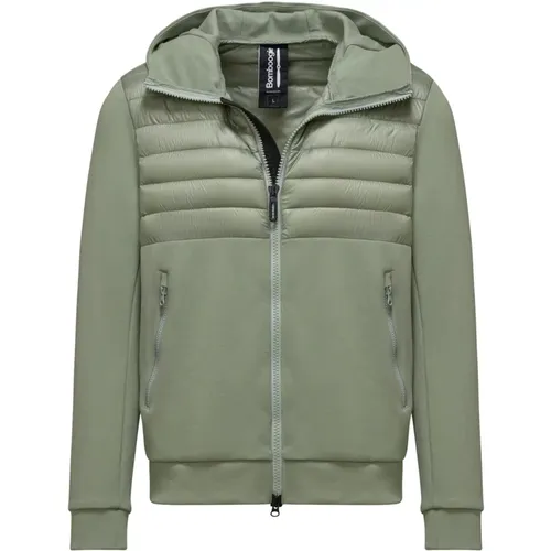 Turin Jacket - Neoprene and Nylon Ripstop Jacket , male, Sizes: XL, L, 2XL, S, M - BomBoogie - Modalova